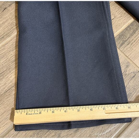 Vintage Levis Sta-Prest 517 Pants Men's 34x32 Bootcut Talon Zip Blue Pants - Picture 4 of 8